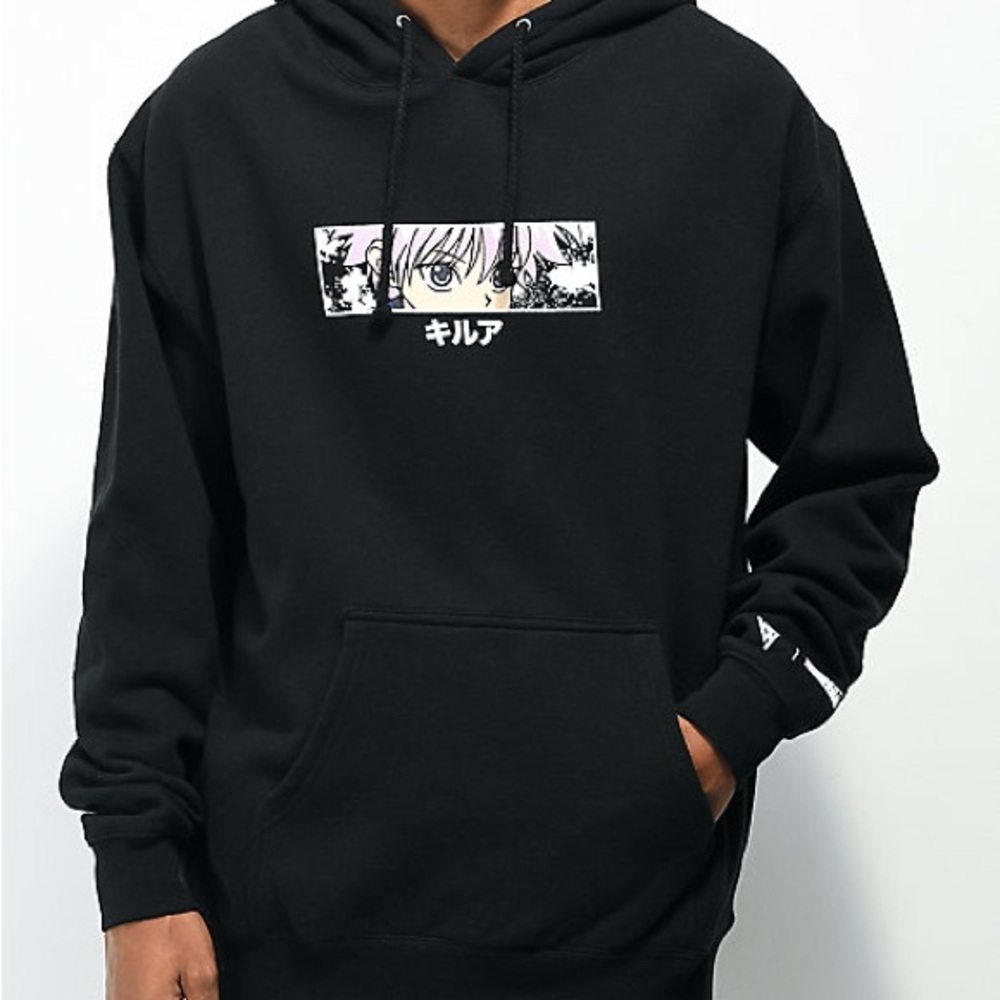 Hypland x Hunter x Hunter Killua Eye Black Hoodie